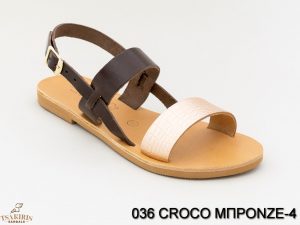 Γυναικεία σανδάλια δερμάτινα