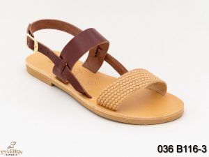 Γυναικεία σανδάλια δερμάτινα