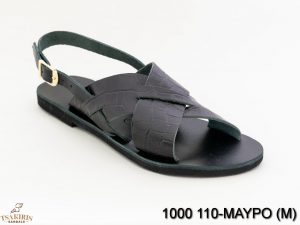 Γυναικεία σανδάλια δερμάτινα Τσακίρης