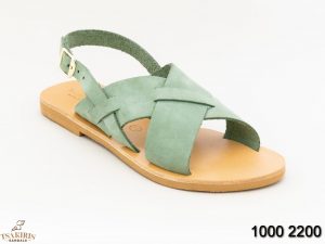 Γυναικεία σανδάλια δερμάτινα Τσακίρης