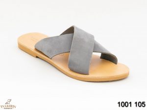 Γυναικεία σανδάλια δερμάτινα Τσακίρης