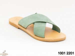 Γυναικεία σανδάλια δερμάτινα Τσακίρης