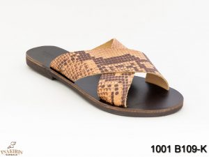 Γυναικεία σανδάλια δερμάτινα Τσακίρης