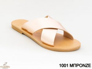 Γυναικεία σανδάλια δερμάτινα Τσακίρης