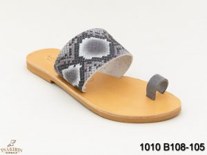 Γυναικεία σανδάλια δερμάτινα Τσακίρης