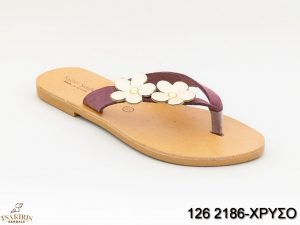 Γυναικεία σανδάλια δερμάτινα