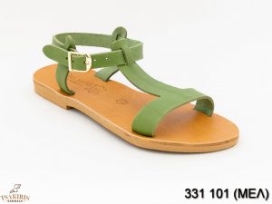 Γυναικεία σανδάλια δερμάτινα Τσακίρης