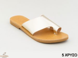 Γυναικεία σανδάλια δερμάτινα Τσακίρης