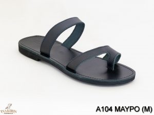 Ανδρικά σανδάλια δερμάτινα Τσακίρης Α104 ΜΑΥΡΟ (Μ)