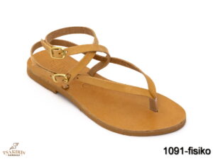 Alternative view of Γυναικεία σανδάλια δερμάτινα Τσακίρης 1091