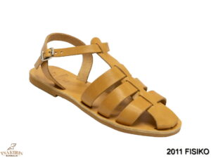 Γυναικεία σανδάλια δερμάτινα Τσακίρης 2011