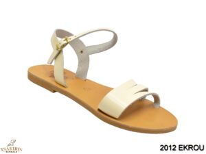 Γυναικεία σανδάλια δερμάτινα Τσακίρης 2012